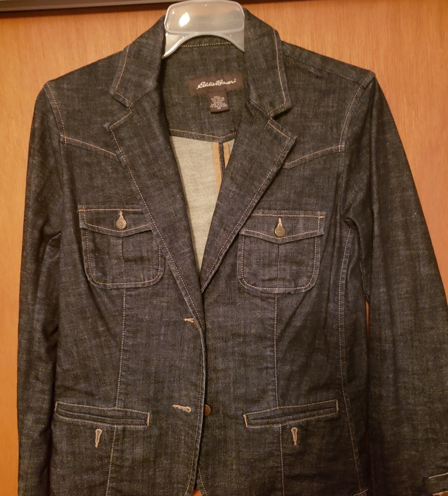 Eddie Bauer Jean Blazer